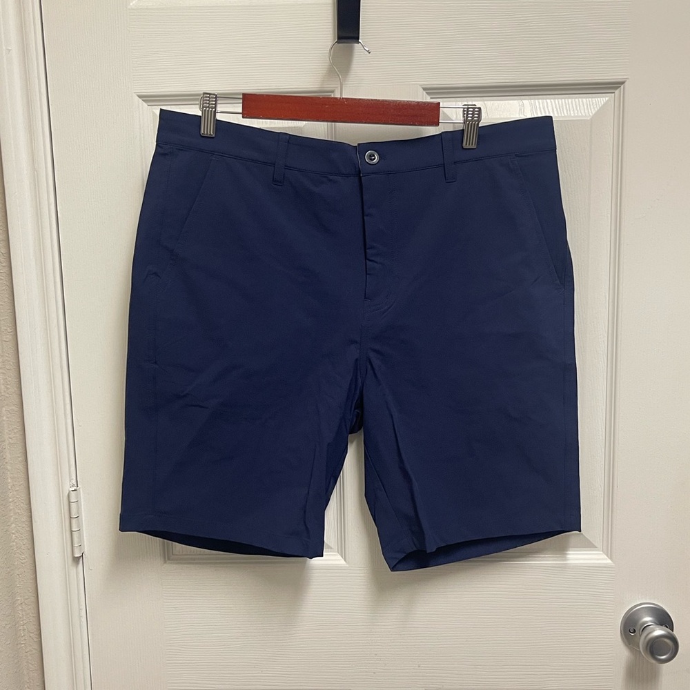 New Straight Down Navy Golf Shorts